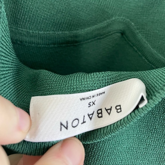 Aritzia Babaton Lariat dress green - Picture 6 of 8